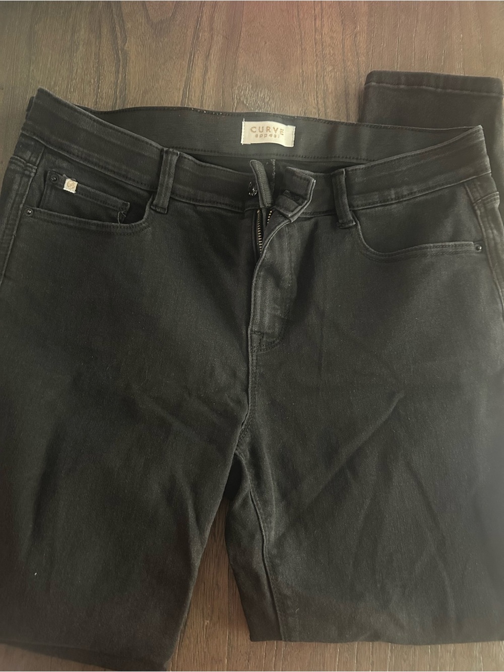 Women’s Curve Appeal Black Stretch Jeans